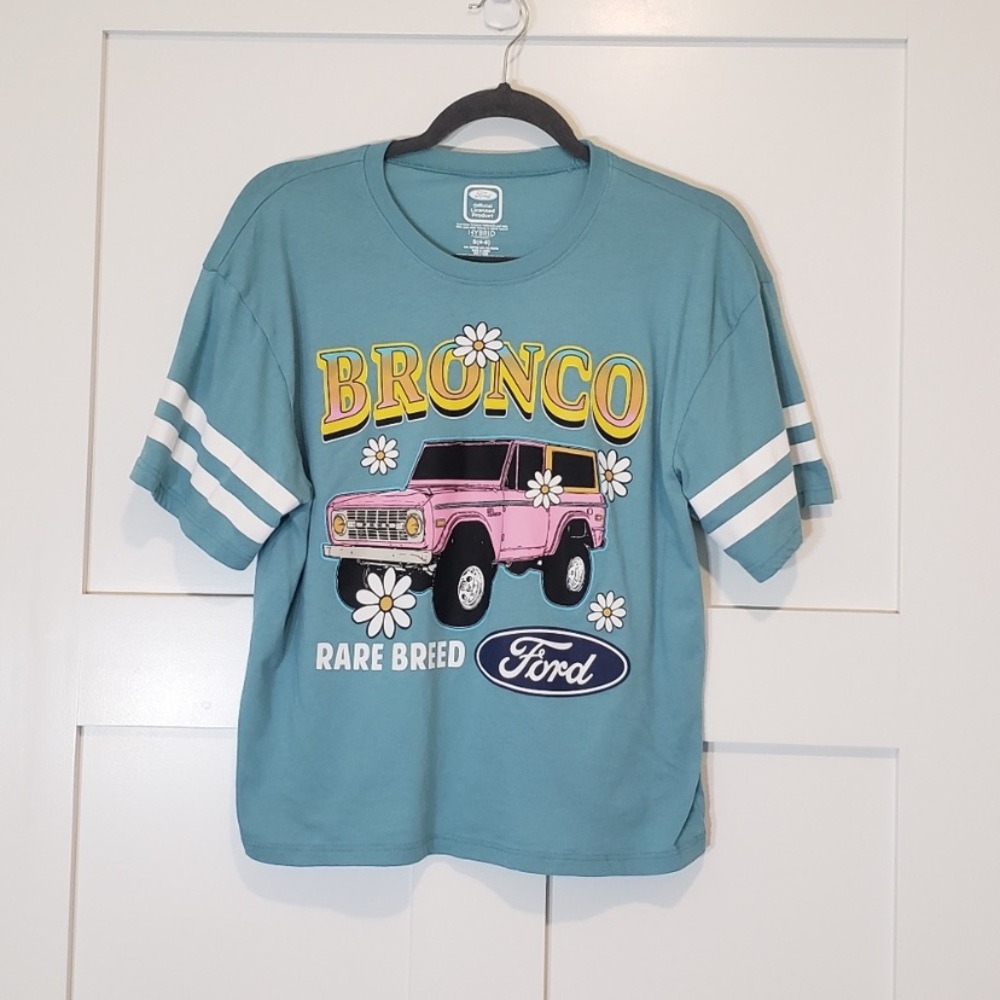 FORD Hybrid Apparel graphic tshirt BRONCO RARE BREED FORD S